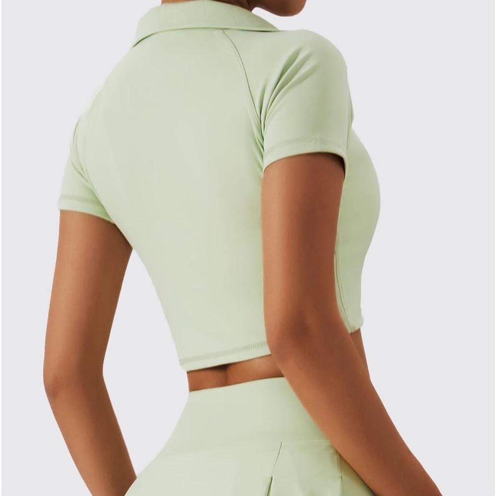 Mint Green Women's Skirt Set - Picture 3 of 6